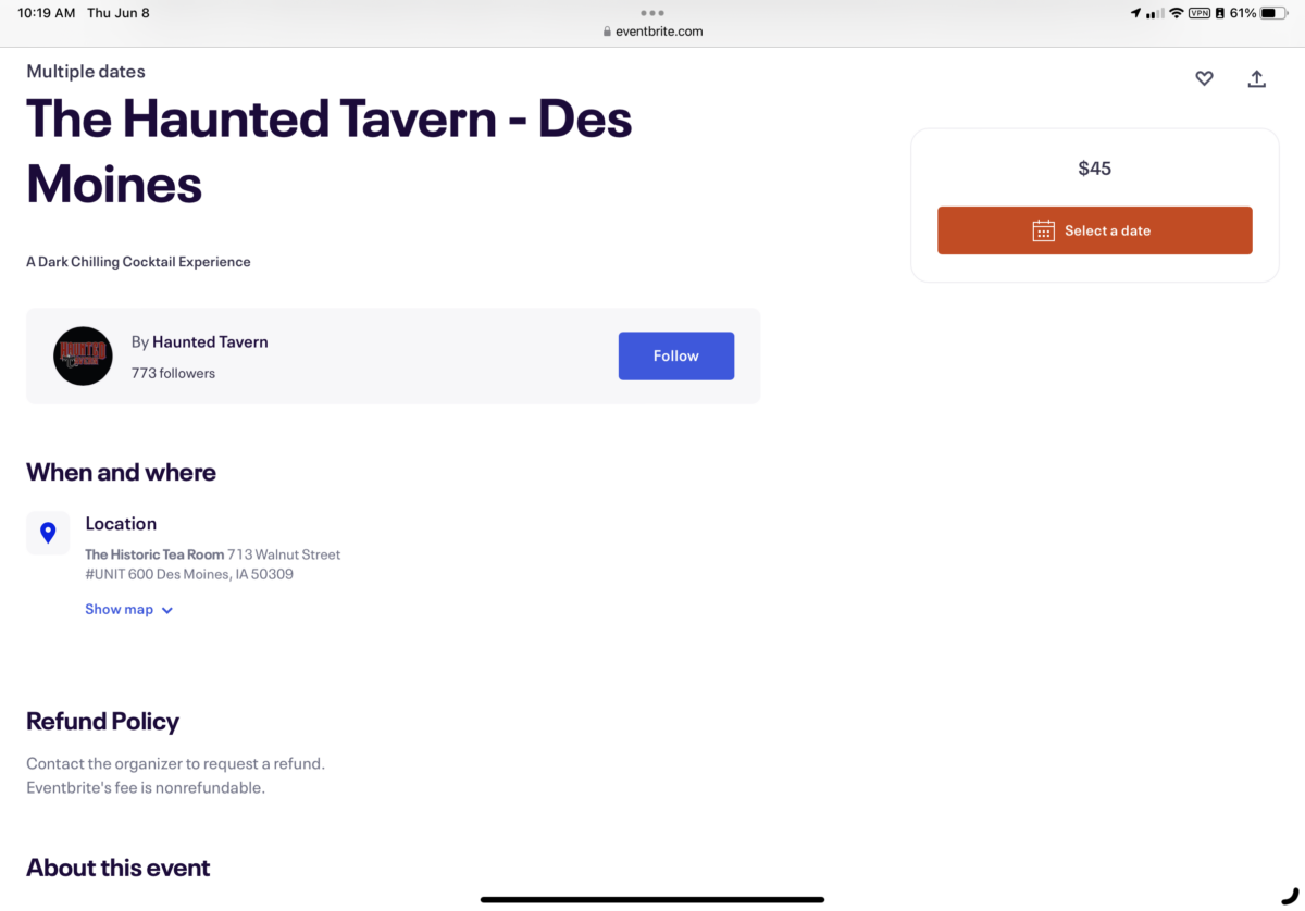 Buyer Beware: Haunted Tavern